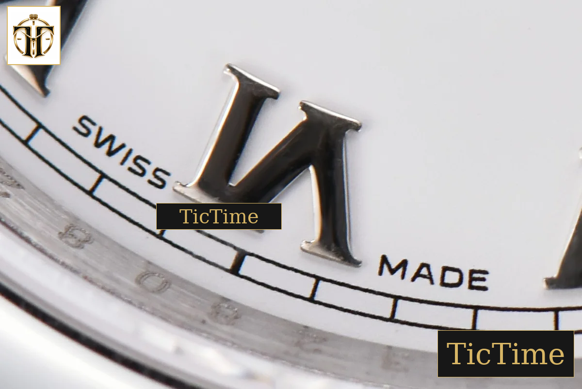 DateJust 36mm GMF SS Smooth Bezel White Dial Roma Marker Oyster Bracelet VR3235 — foto 8