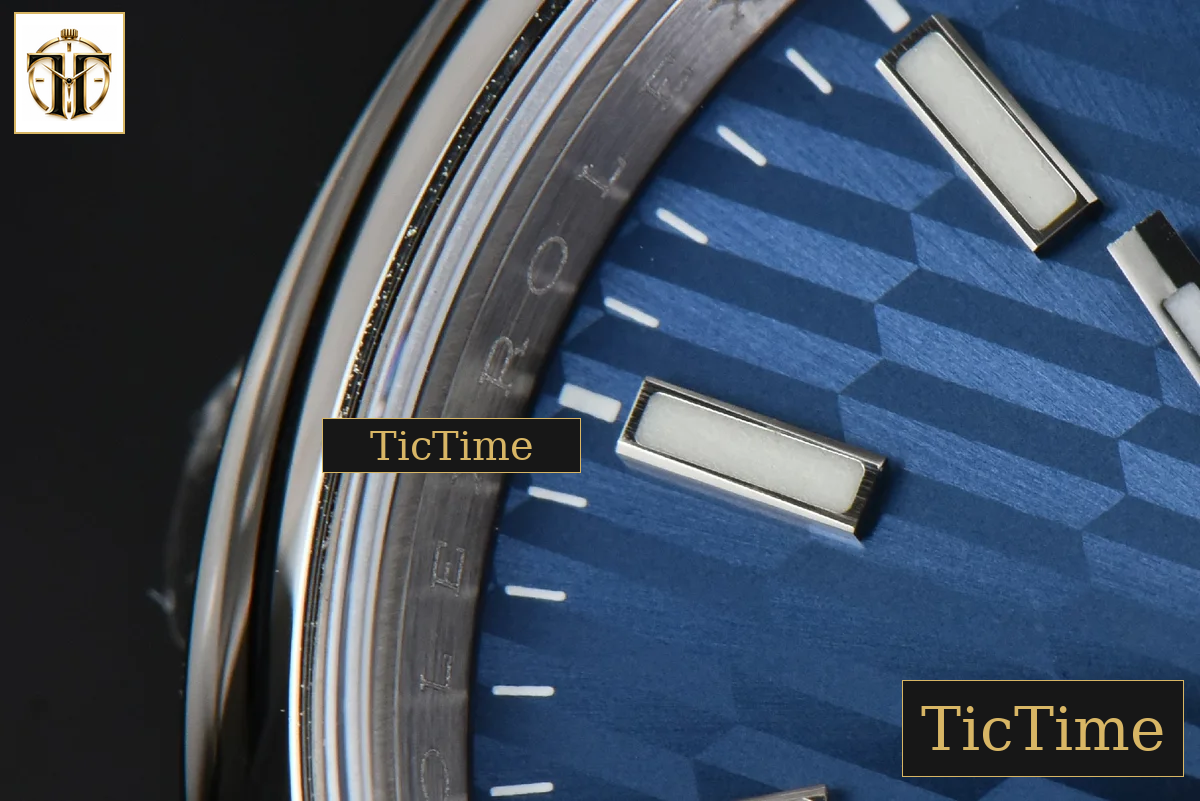 DateJust Smooth 36mm BPF Blue Motif Dial Oyster Bracelet A2824 — foto 6