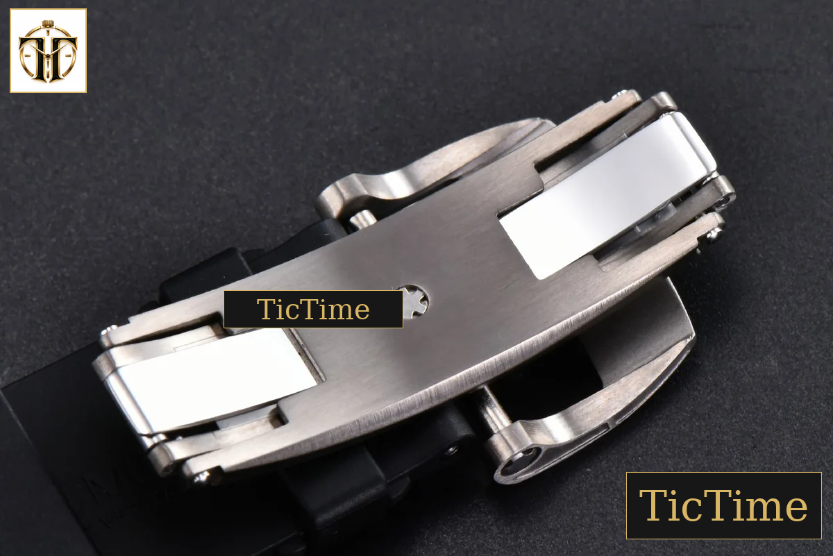 NTPT RM055 43mm ZF RG Bezel Black Crown Black Rubber Strap V6 RMUL2 — foto 30