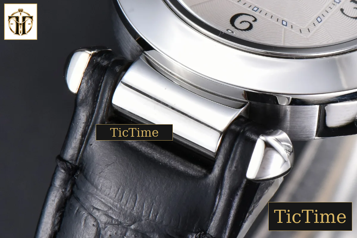 Pasha Ladies 30mm AF White Dial Black Leather Strap Jap Quartz — foto 8