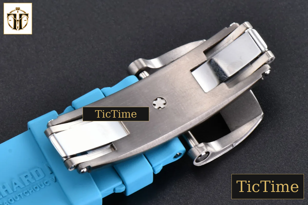 NTPT RM055 43mm ZF Blue Bezel Blue Crown blue Rubber Strap V6 RMUL2 — foto 31