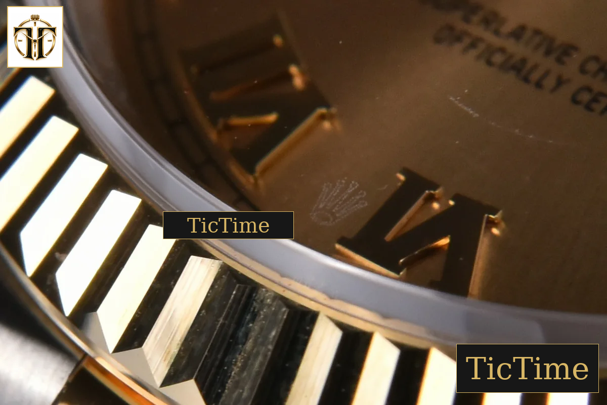 DateJust 904L 36mm GMF YG/SS Fluted Bezel YG Dial Roma Marker Jubilee Bracelet VR3235 — foto 13