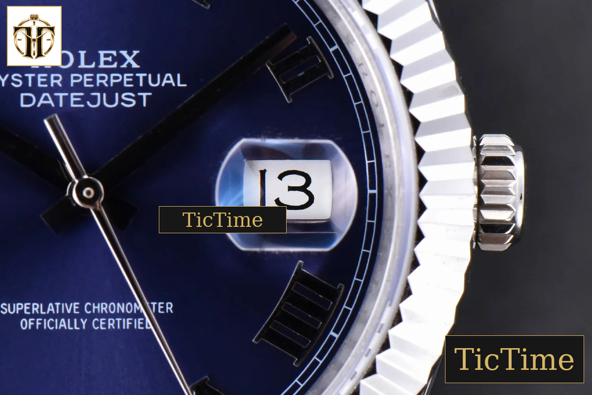 Datejust 41mm GMF SS Blue Dial Roma Marker Fluted Bezel Jubille Bracelet VR3235 — foto 10