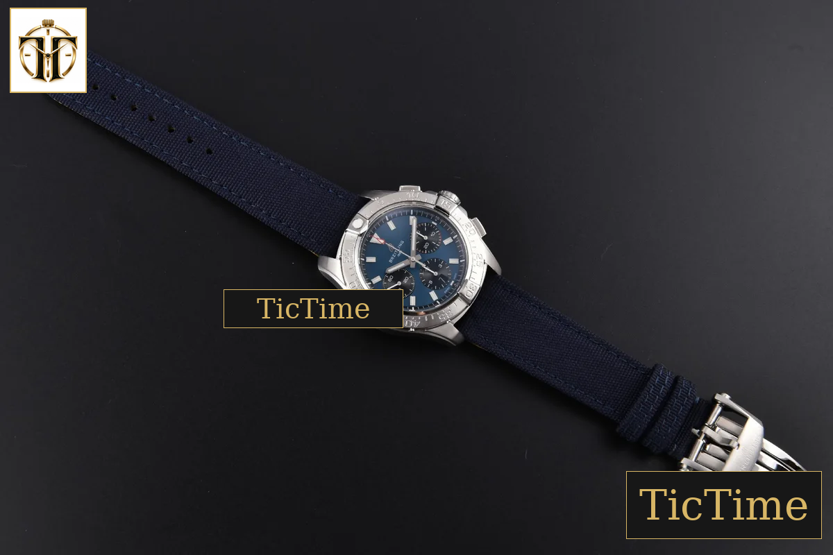 Avenger Chronograph 44mm BLSF SS Blue/Black Dial Blue Nylon Strap A7750 — foto 31