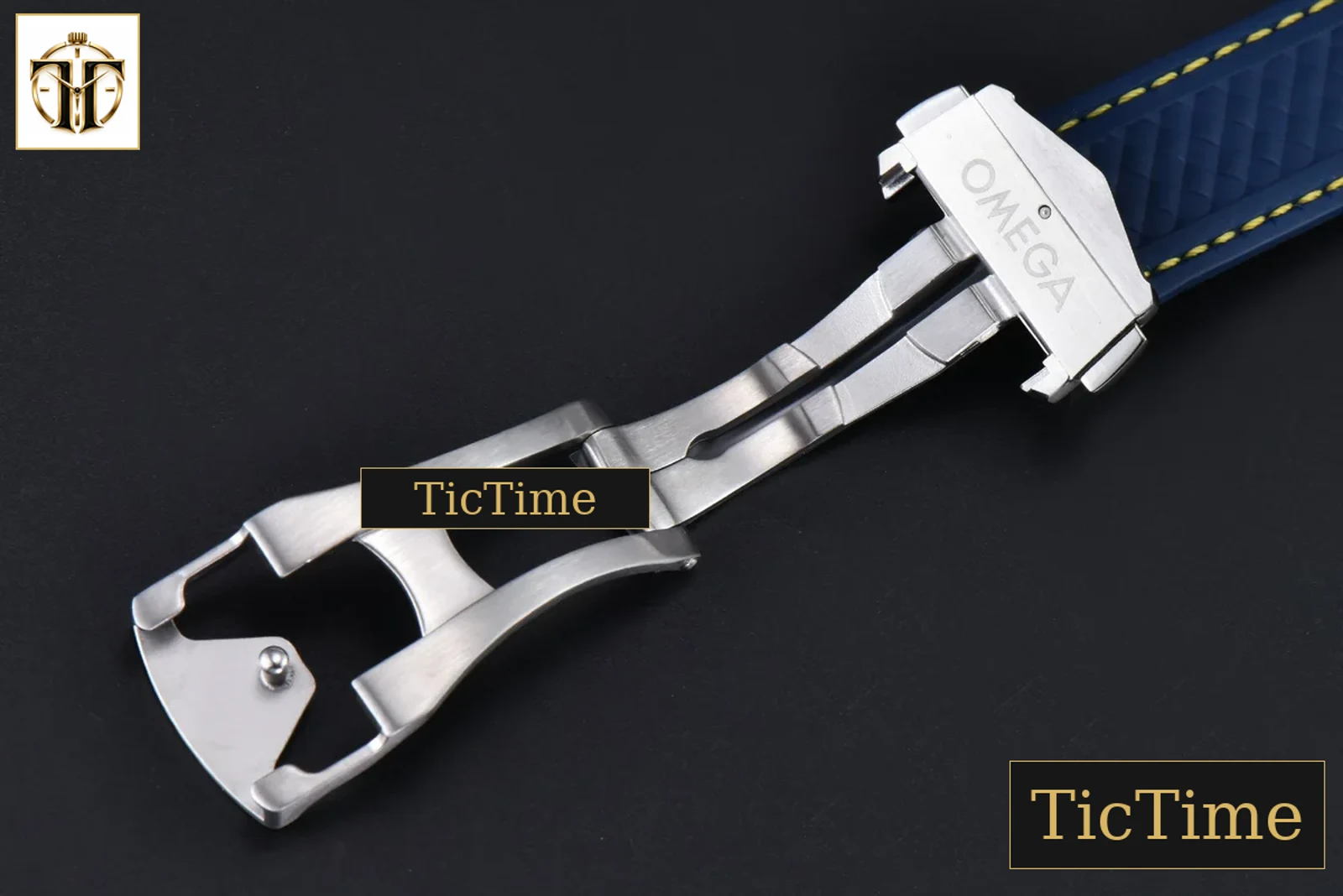 Aqua Terra 150M 41mm VSF SS Dark Blue Dial Yellow Hand Dark Blue Rubber Strap A8900 — foto 28