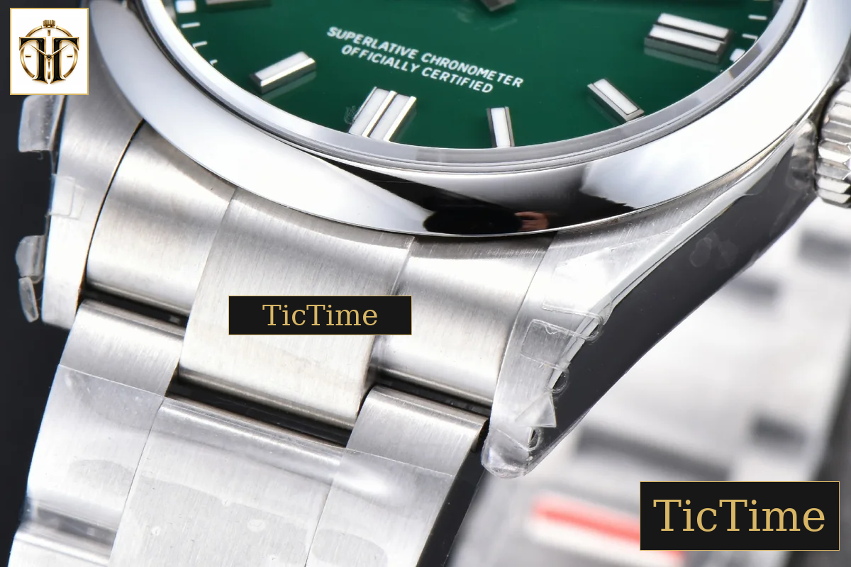 Oyster Perpetual 904L 126000 36mm VSF Green Dial Bracelet VS3230 — foto 9
