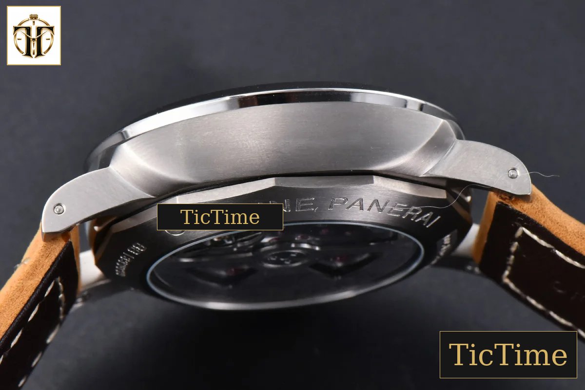 PAM1351 44mm TTF Brown Dial Brown Leather Strap P9001 — foto 15