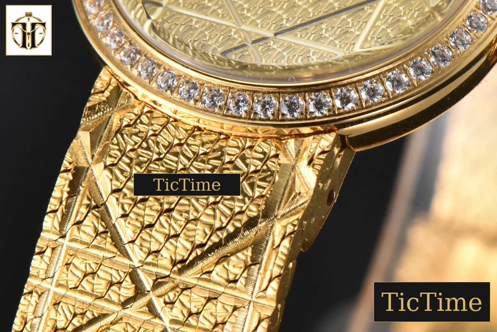 La D My Dior 25mm K11F Diamond Gold Dial Quartz — foto 6
