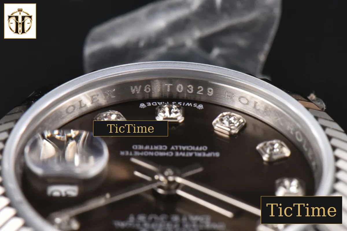 DateJust Ladies 28mm WF Gray Dial Diamond Marker Jubilee Bracelet A2236 — foto 14