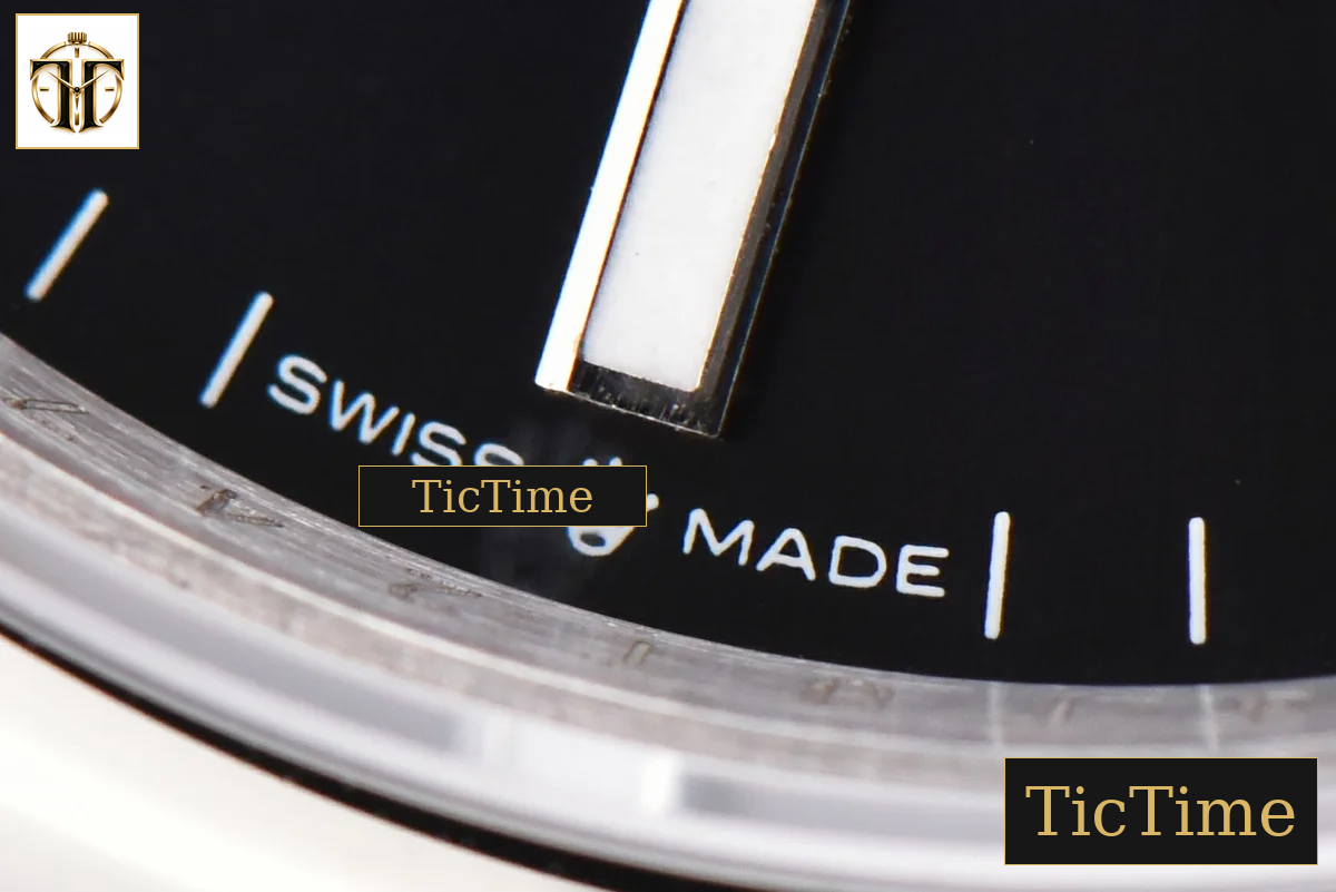 DateJust 36mm GMF SS Smooth Bezel Black Dial Stick Marker Jubilee Bracelet VR3235 — foto 8