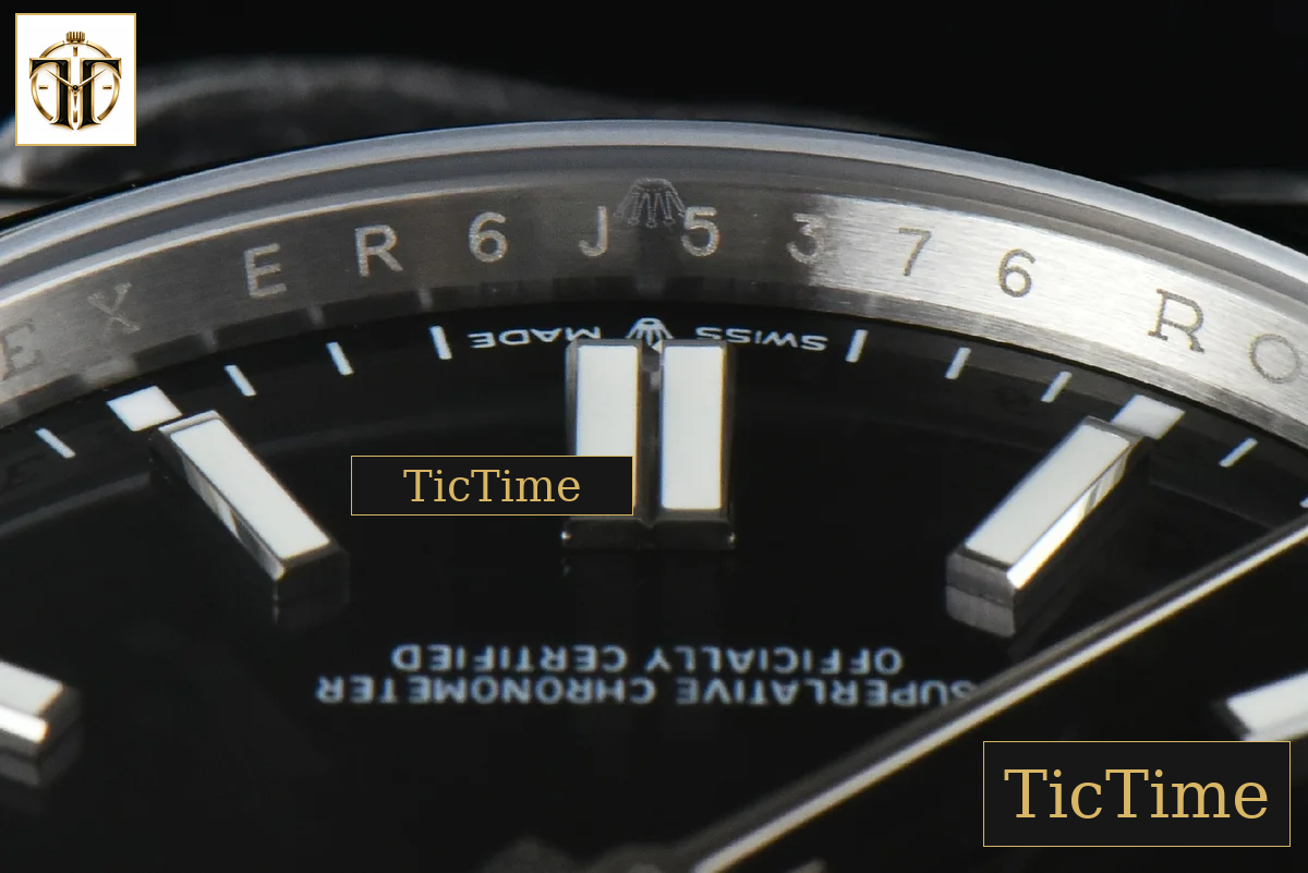 Oyster Perpetual 124300 41mm EWF Black Dial SS Bracelet A3230 — foto 7