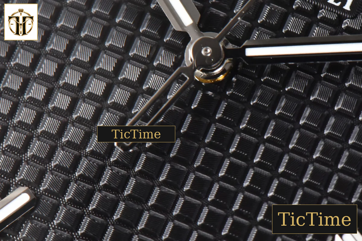 Royal Oak 15500 41mm APSF Black Textured Dial SS Bracelet V2 A4302 — foto 9