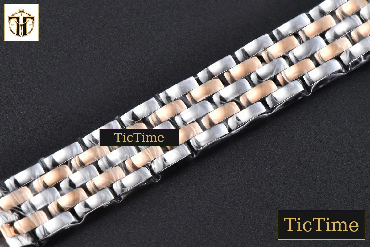 Panthère 22mm AF SS/RG Diamond Bezel White Dial SS/RG Bracelet Ronda Quartz — foto 20