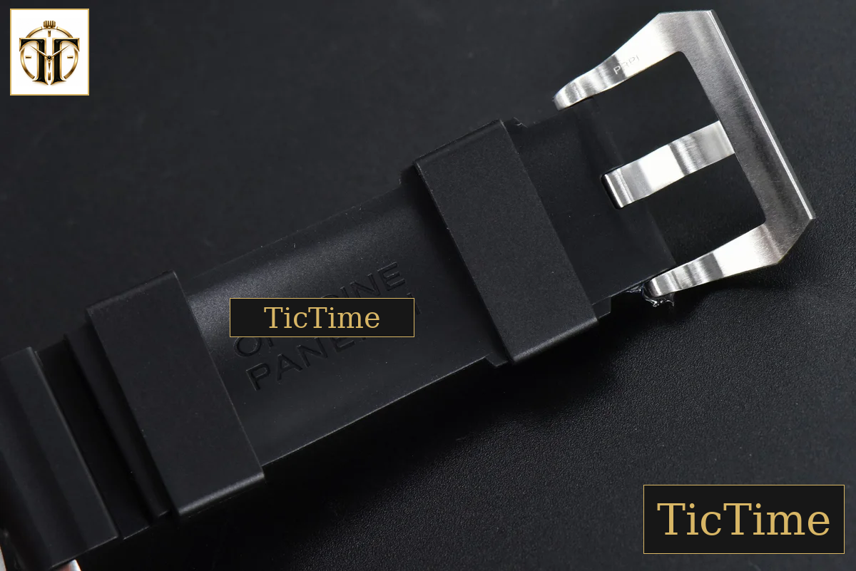Submersible PAM1209 42mm VSF Black Dial Blue Bezel Black Rubber Strap P9000 — foto 16
