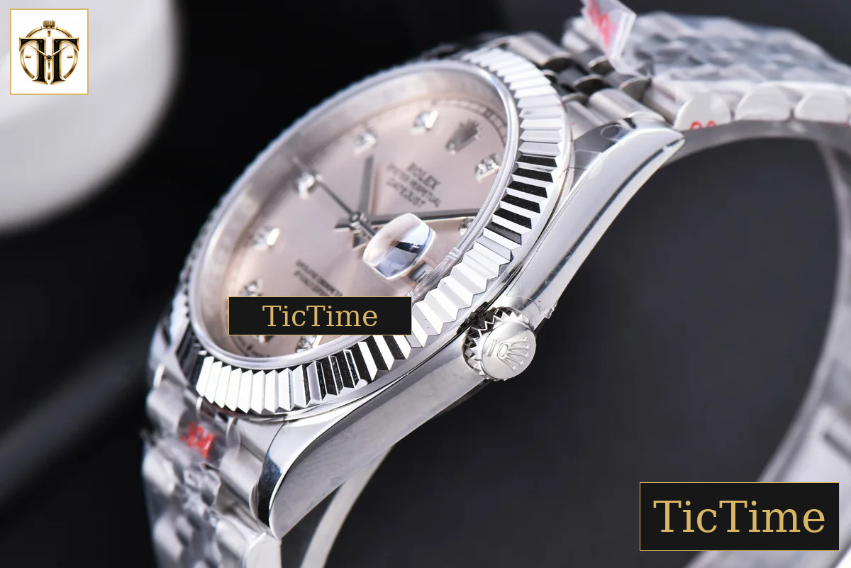 Datejust 41mm GMF SS Silver Dial Diamond Marker Fluted Bezel Jubille Bracelet VR3235 — foto 11
