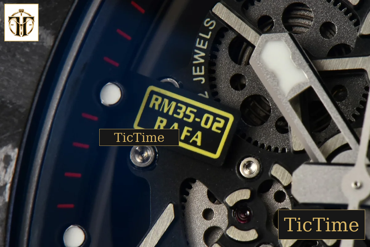NTPT RM035-02 ZF Skeleton Dial Black Rubber Strap V5 NH05A — foto 13