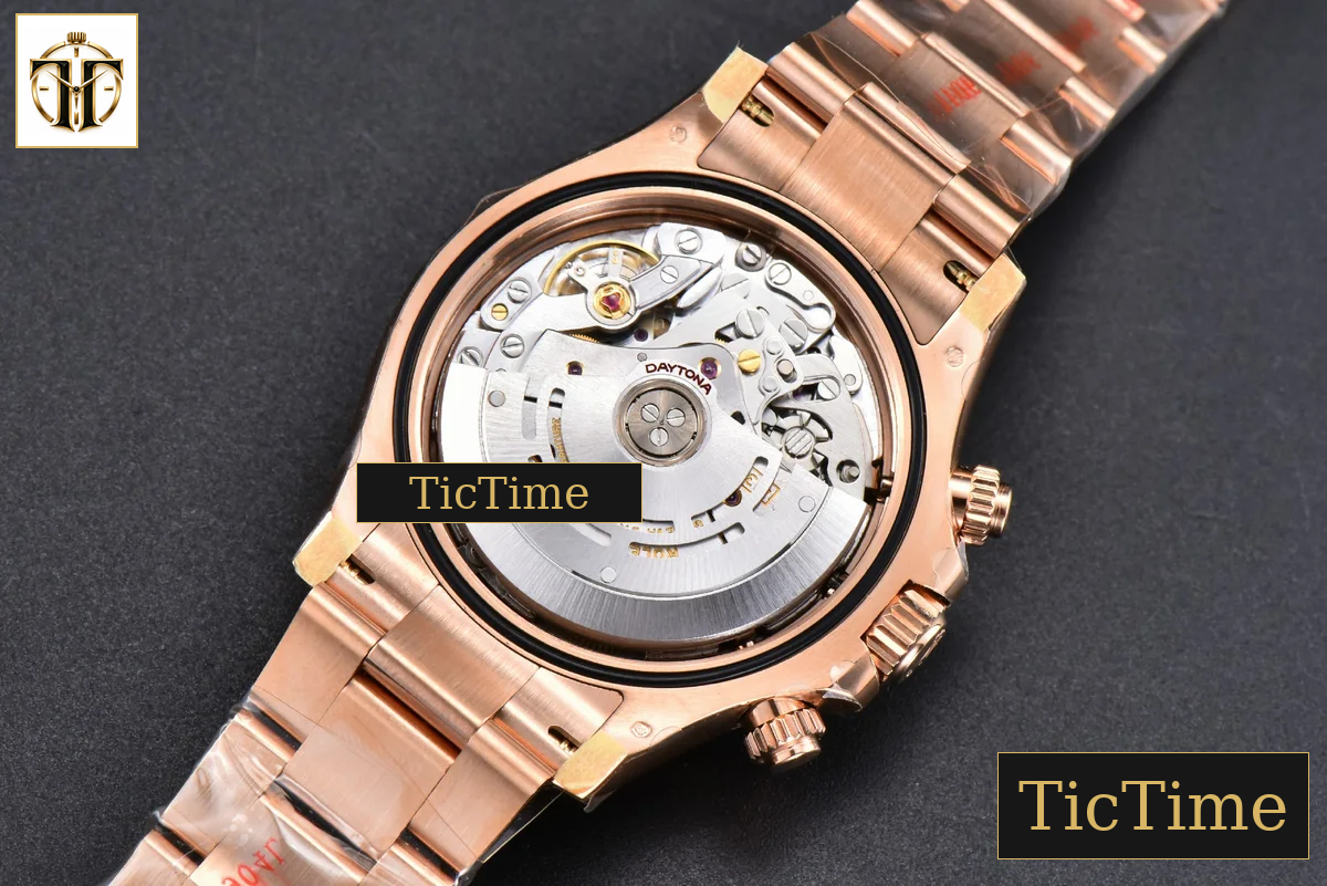 Daytona 116505 40mm Clean Factory RG Brown Dial Black Subdials RG Bracelet A4130 — foto 25