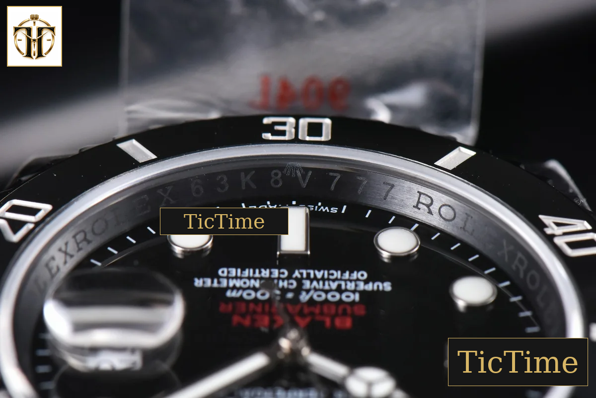 Blaken Submariner LN 116610 IPKF Black Hand PVD Bracelet A2836 — foto 26