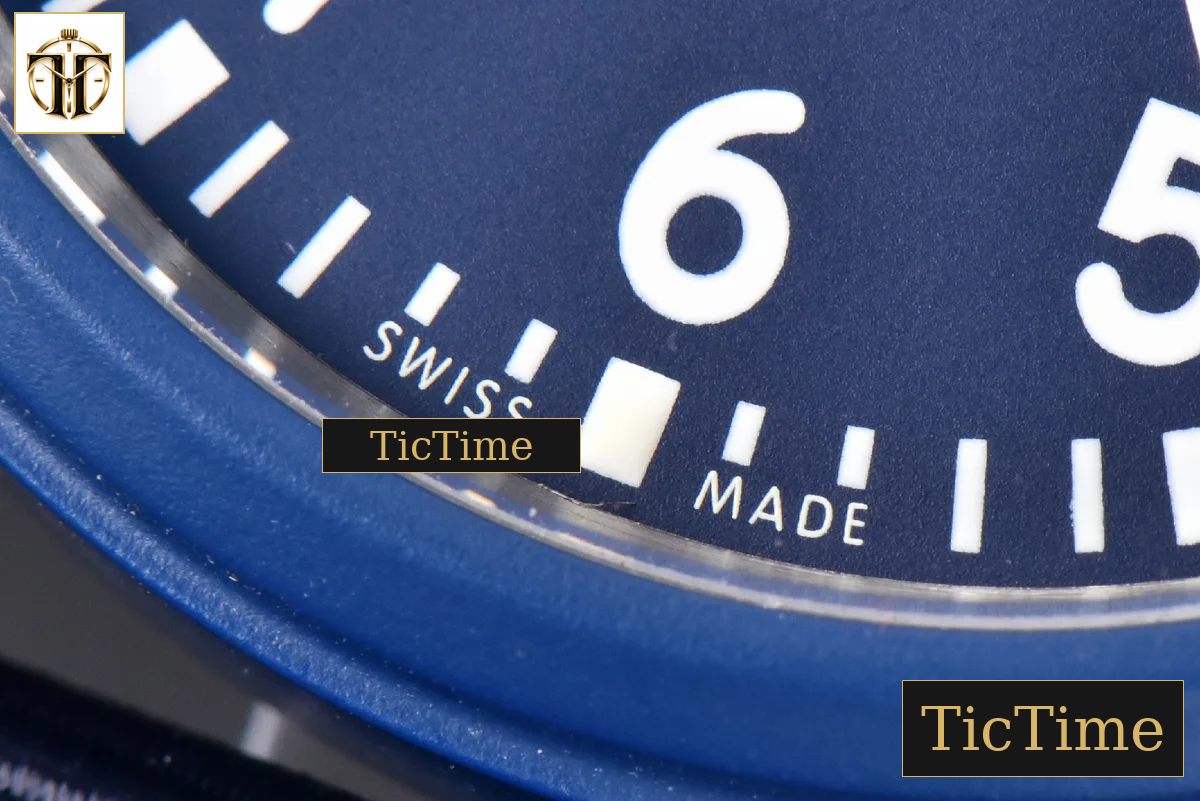 Pilot Laureus IW328101 41mm ZF Blue Ceramic Blue Nylon Strap A32111 — foto 7