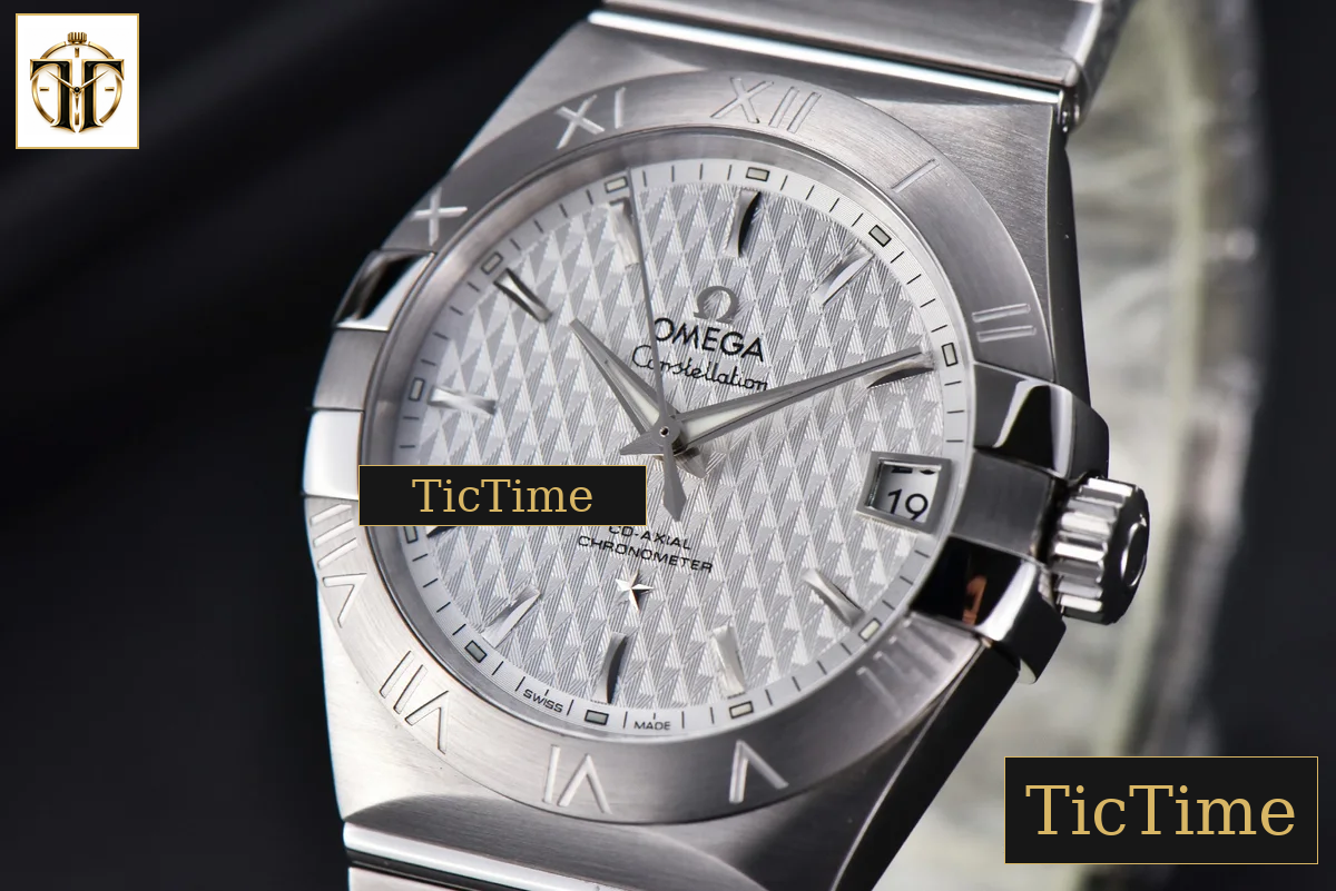 Constellation 38mm VSF White Textured Dial SS Bracelet A8500 — foto 5