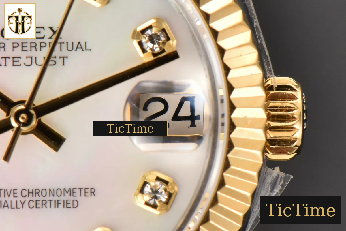 DateJust Ladies 904L 31mm WF YG/SS MOP Dial Jubilee Bracelet A2671 — foto 9