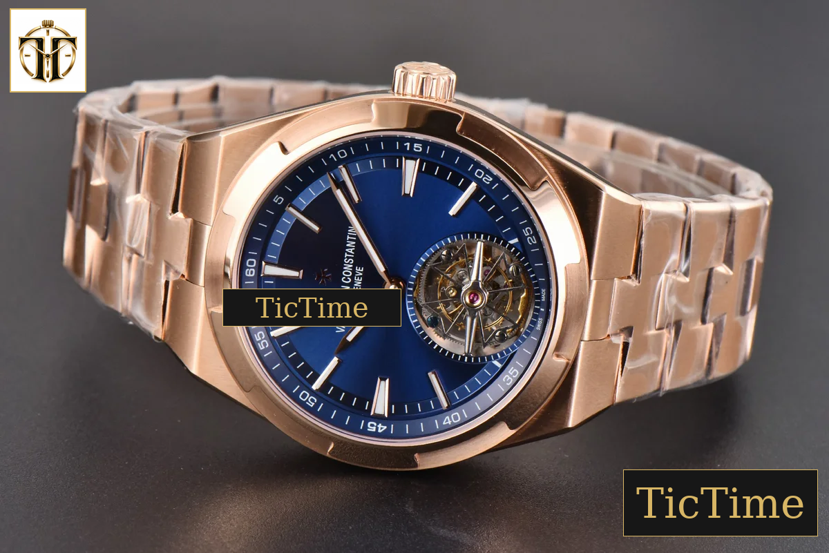 Overseas Tourbillon 6000V 42.5mm BBRF RG Blue Dial RG Bracelet Tourb — foto 14