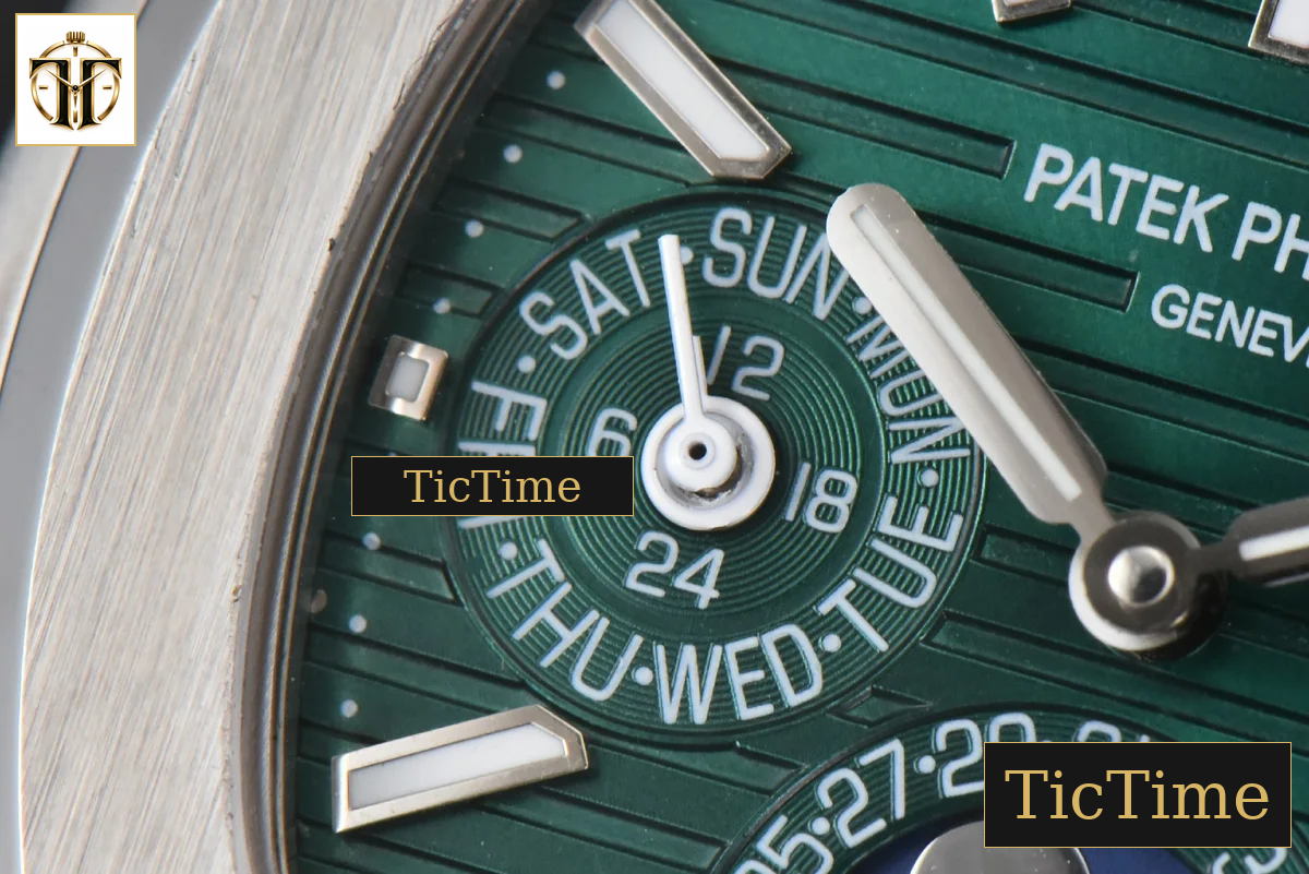 Nautilus 5740 40mm TWF Green Dial SS Bracelet A240 — foto 6