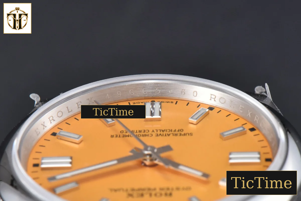 Oyster Perpetual 904L 126000 36mm GMF Yellow Dial SS Bracelet VR3230 — foto 13