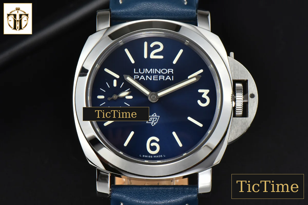PAM1085 44mm HWF Blue Dial Blue Leather Strap A6497 — foto 2
