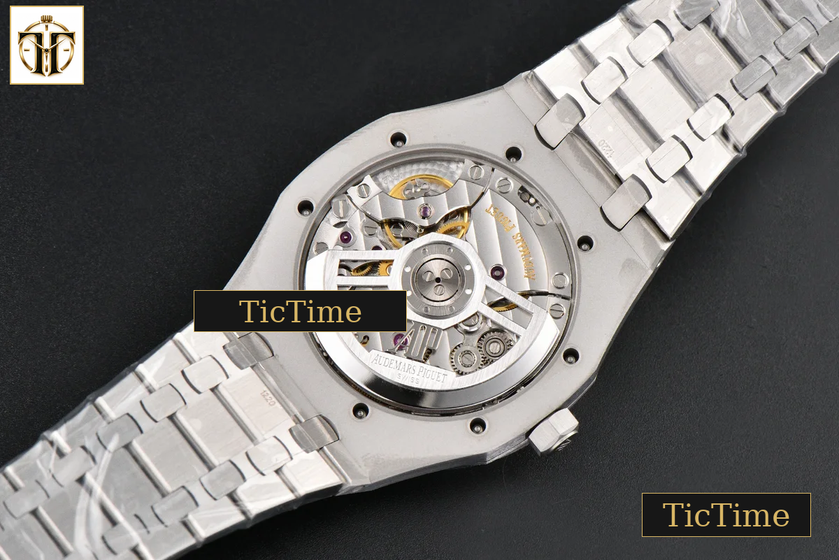 Royal Oak ’50th Anniversary’ 15510 41mm ZF Ice Blue Dial Diamond Marker SS Bracelet SA4302 — foto 18