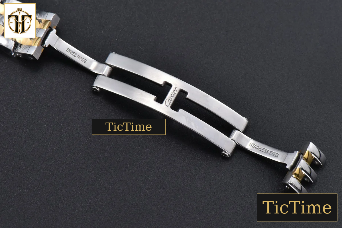 Panthère 22mm AF SS/YG Diamond Bezel White Dial SS/YG Bracelet Ronda Quartz — foto 25