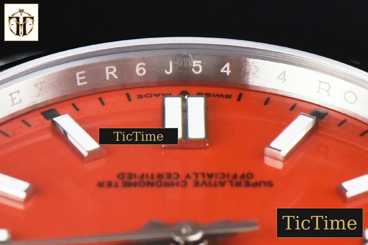 Oyster Perpetual 124300 41mm EWF Red Dial SS Bracelet A3230 — foto 13
