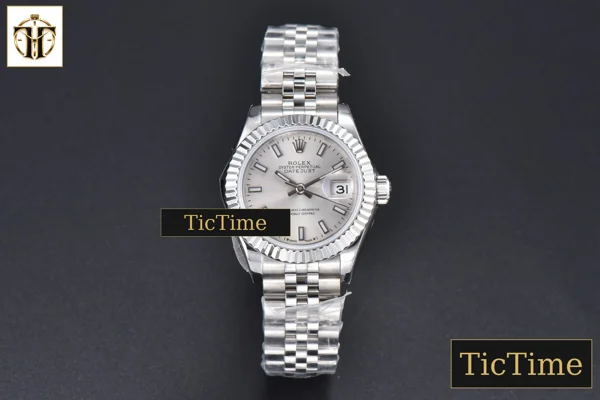 Foto frontal — DateJust 31mm WF Silver Dial Lume Marker Jubilee Bracelet A2671