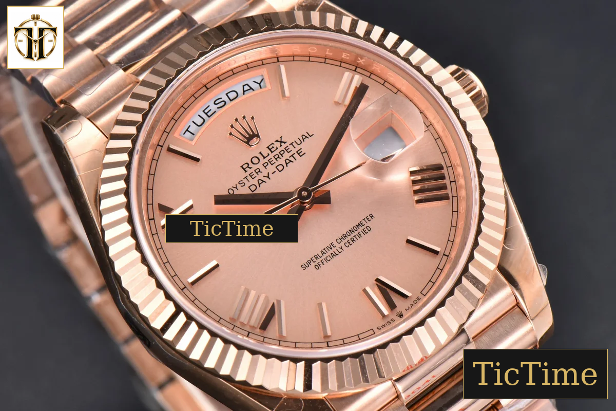 DayDate 40mm GMF RG RG Dial Roma Marker President Bracelet A2836 — foto 12