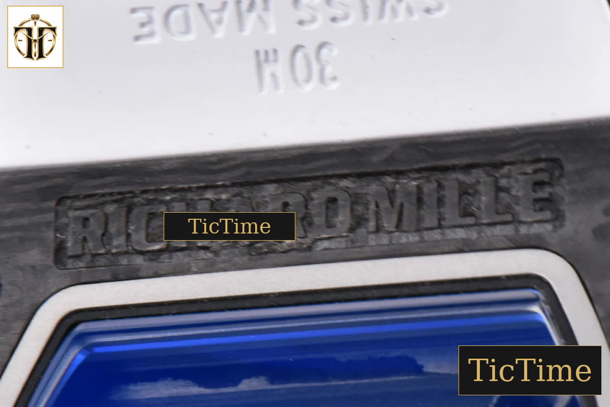 NTPT RM055 43mm ZF Blue Bezel White Crown White Rubber Strap V6 RMUL2 — foto 18