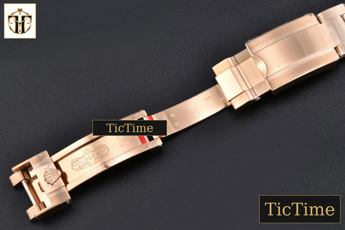 Daytona 126505 40mm Clean Factory RG Black Dial RG Subdial Diamond Marker RG Bracelet SH4131 — foto 36