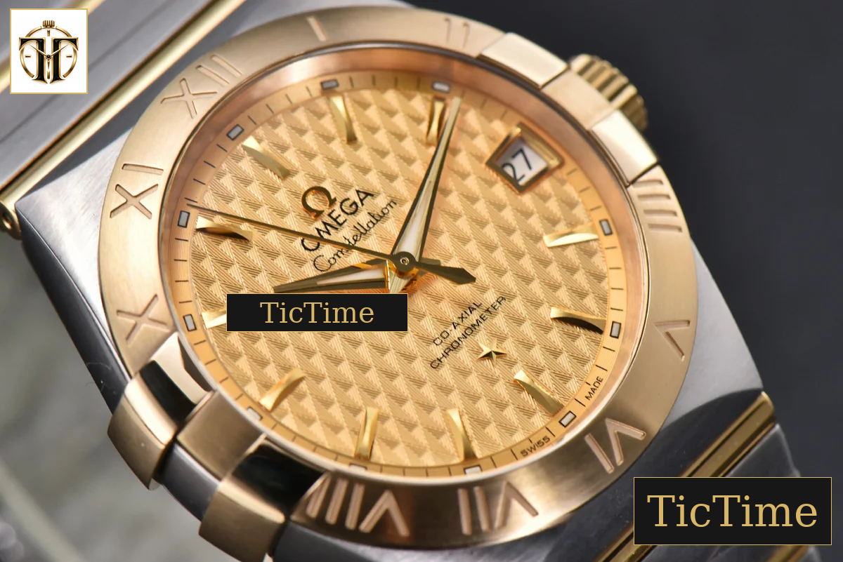 Constellation 38mm VSF YG/SS Gold Textured Dial YG/SS Bracelet A8500 — foto 9