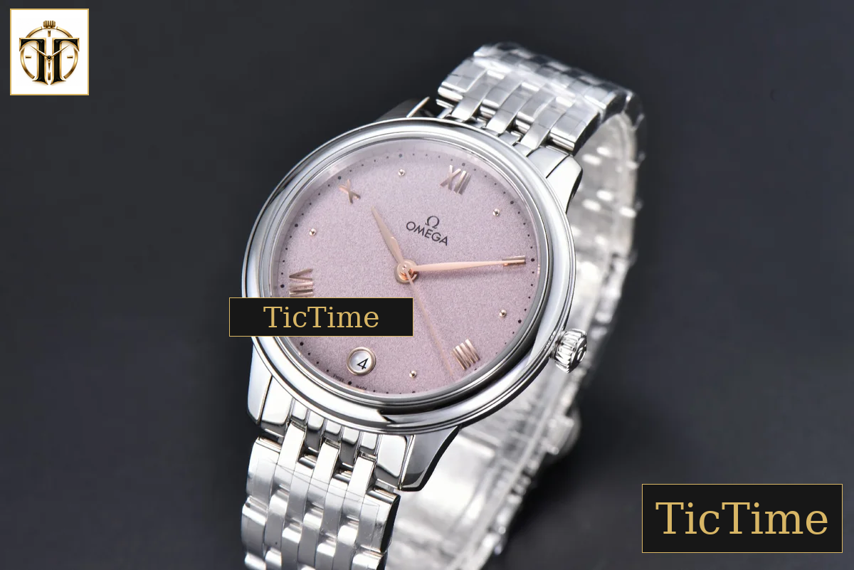 De Ville Ladies Prestige 34mm VSF Pink Dial SS Bracelet A8800 — foto 4