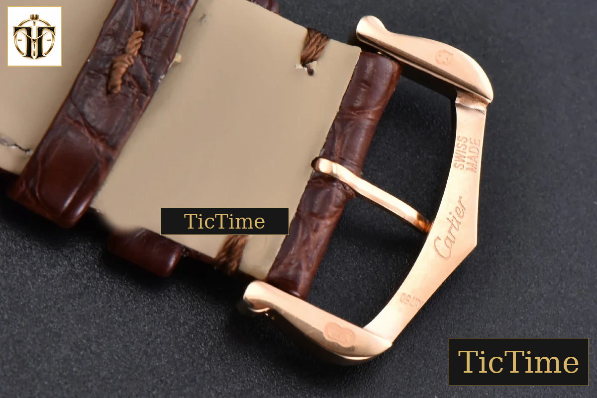 Tank Solo XL Automatic 31mm x 41mm AF RG Diamond Brown Leather Strap 9015 — foto 23