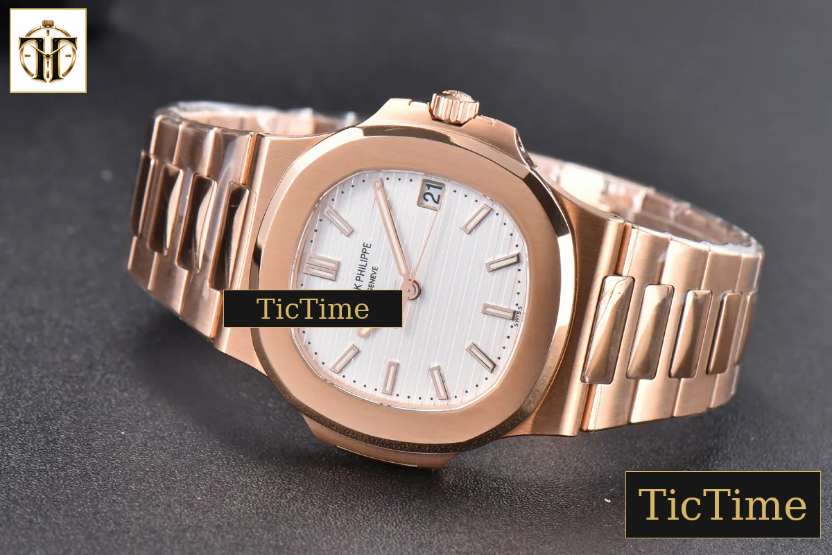 Nautilus 5711/1R PPF White Textured Dial RG Bracelet V5 324CS — foto 11