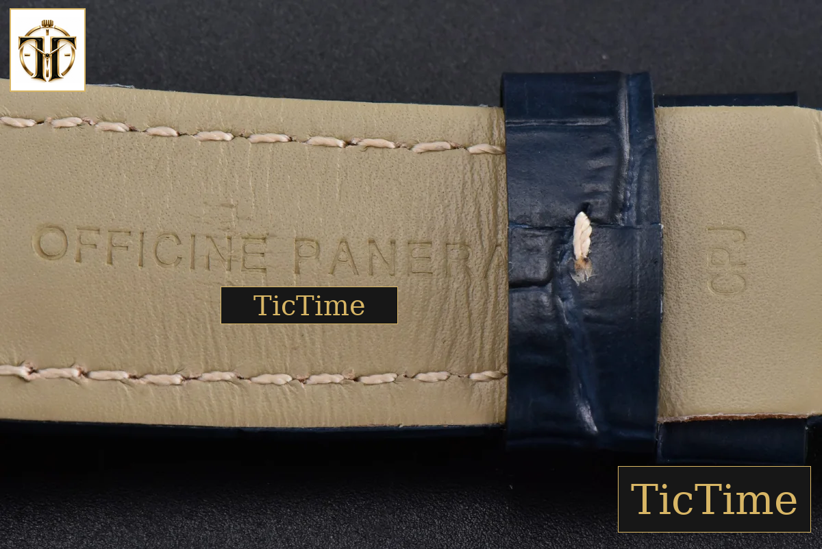 PAM1112 44mm TTF RG 44 Blue Dial Blue Leather Strap P9010 — foto 31