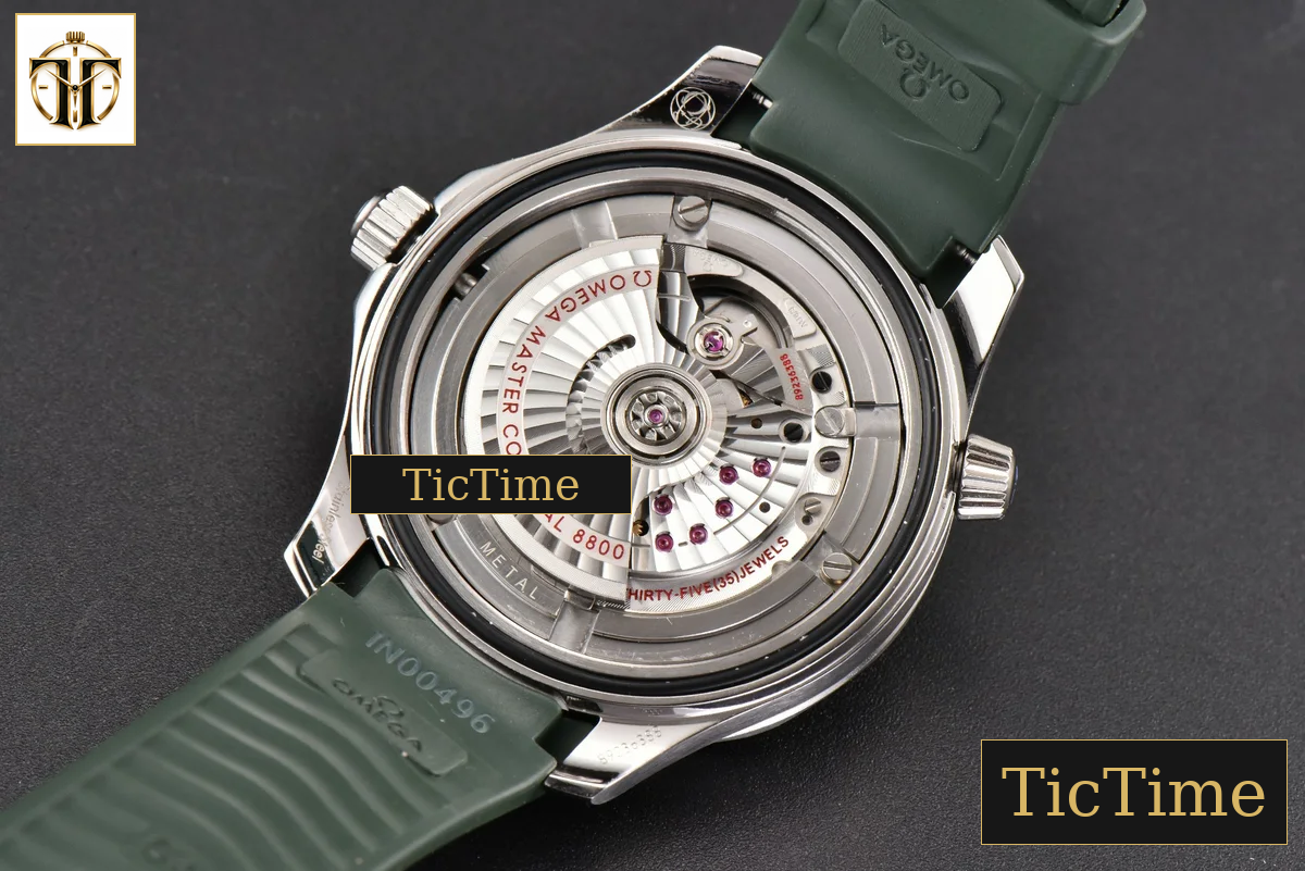 Seamaster Diver 300M 42mm VSF Green Ceramic Green Dial Green Rubber Strap VS8800 — foto 18