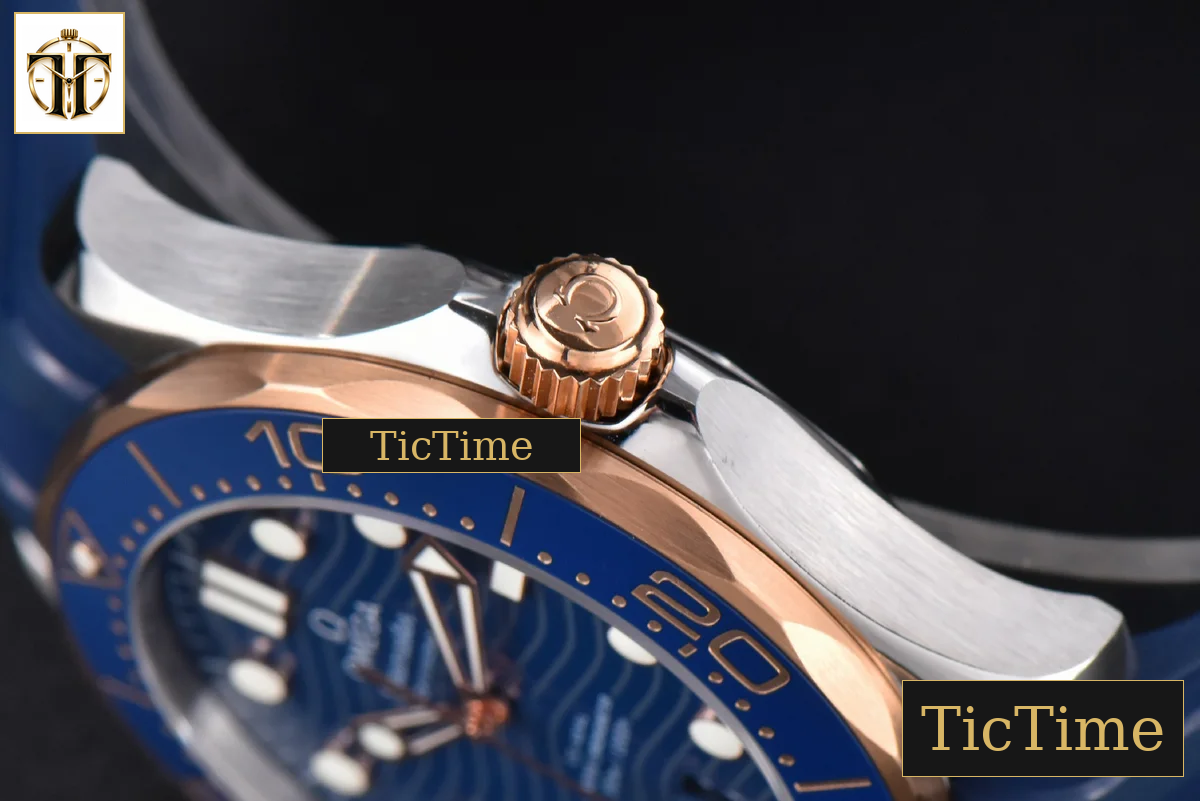 Seamaster Diver 42mm VSF RG/SS 300M Blue Dial Rubber Strap VS8800 — foto 11