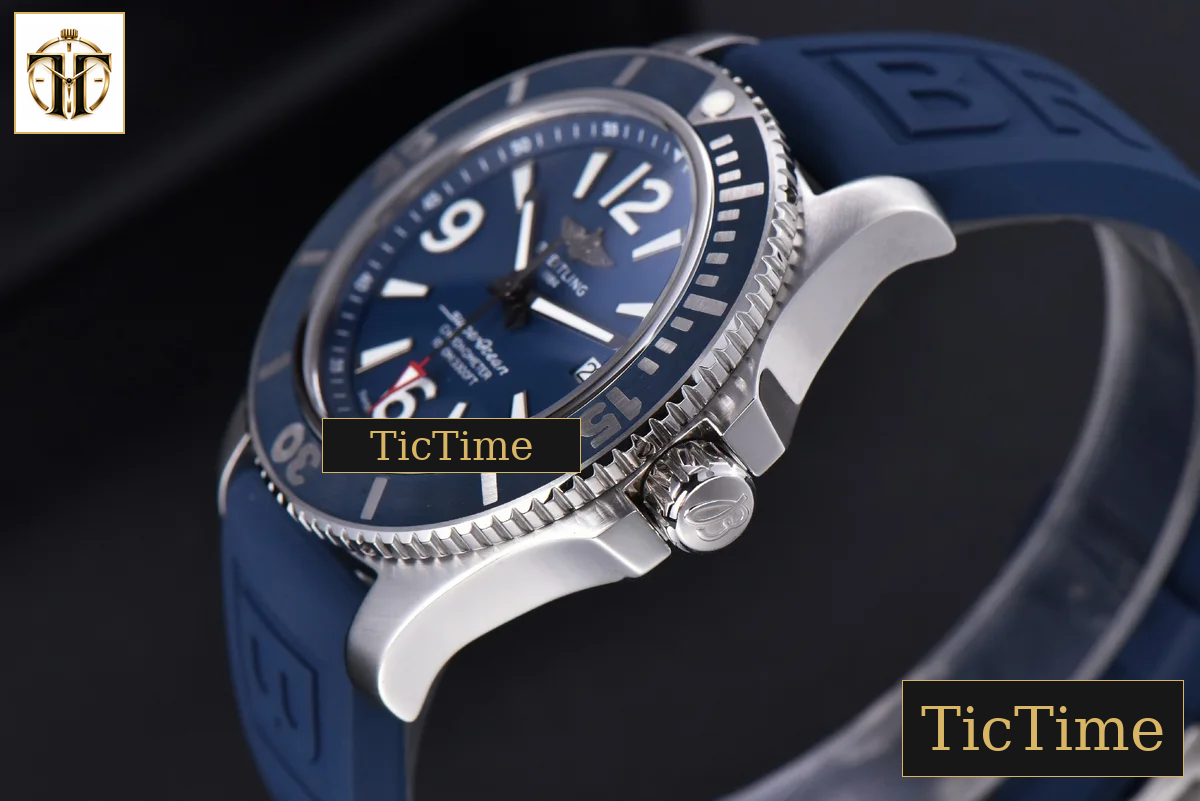 Superocean Automatic 44mm TF Blue Dial Blue Rubber Strap A2824 — foto 10