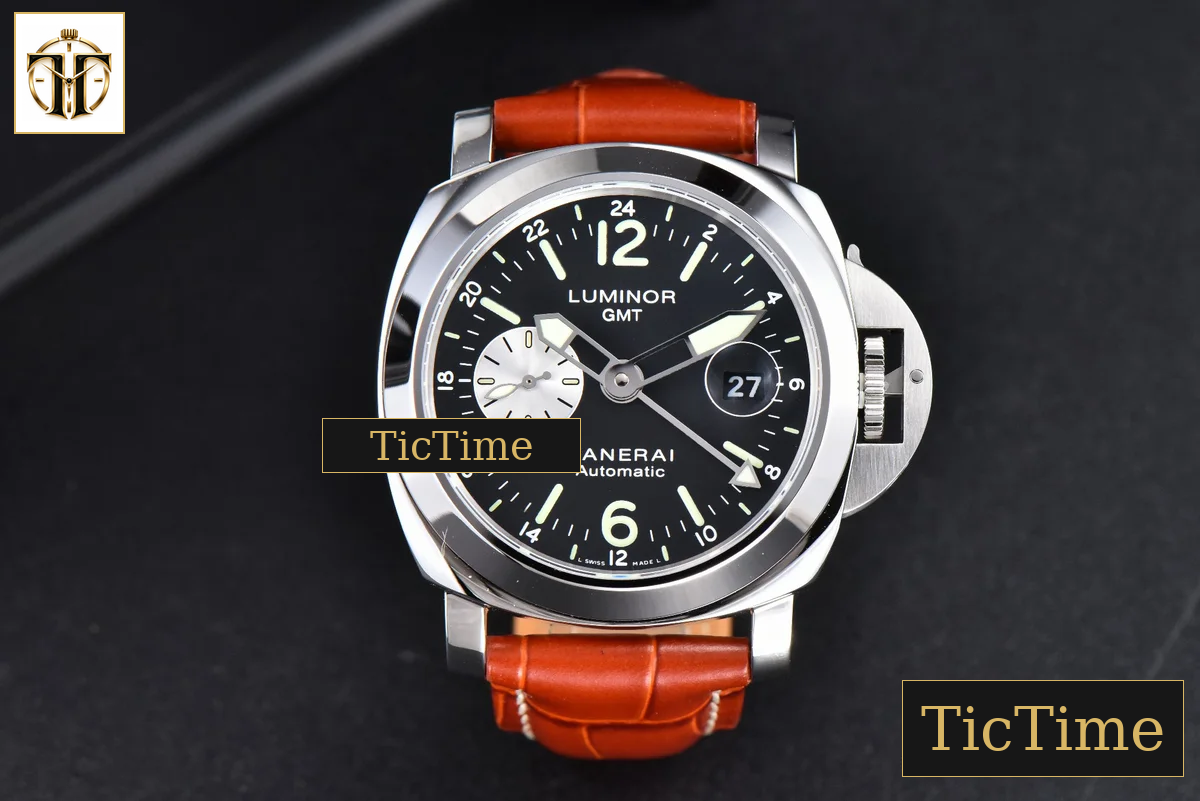 GMT PAM088 44mm VSF Black Dial Brown Leather Strap P9001 — foto 3