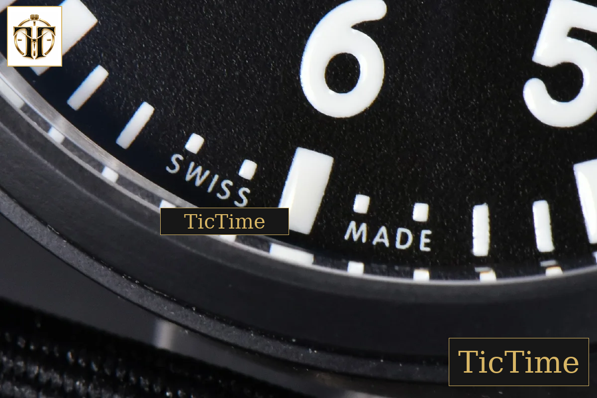Top Gun IW326901 41mm M+F Ceramic Black Dial Black Nylon Strap A2892 — foto 6