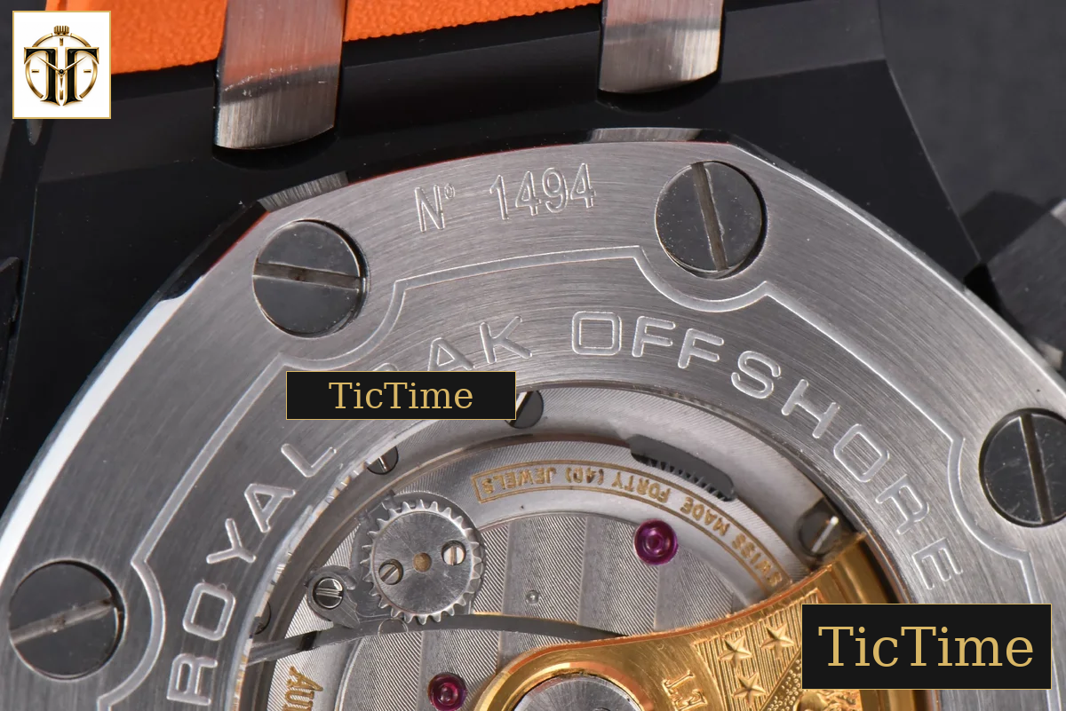 Royal Oak Offshore Diver 42mm IPF Black/Orange Dial Orange Rubber Strap MY9015 — foto 22