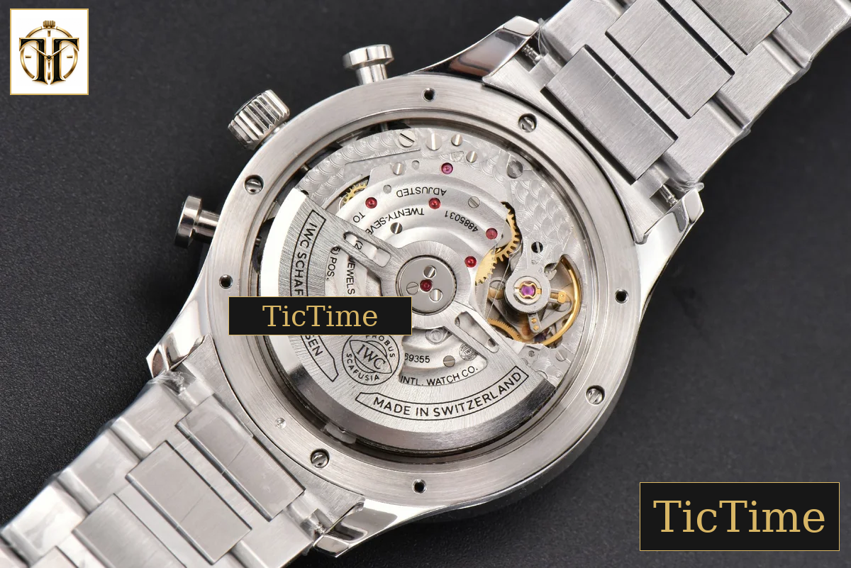 Portuguese Chrono IW3716 41mm RSF White Dial YG Hand SS Bracelet A7750 — foto 20
