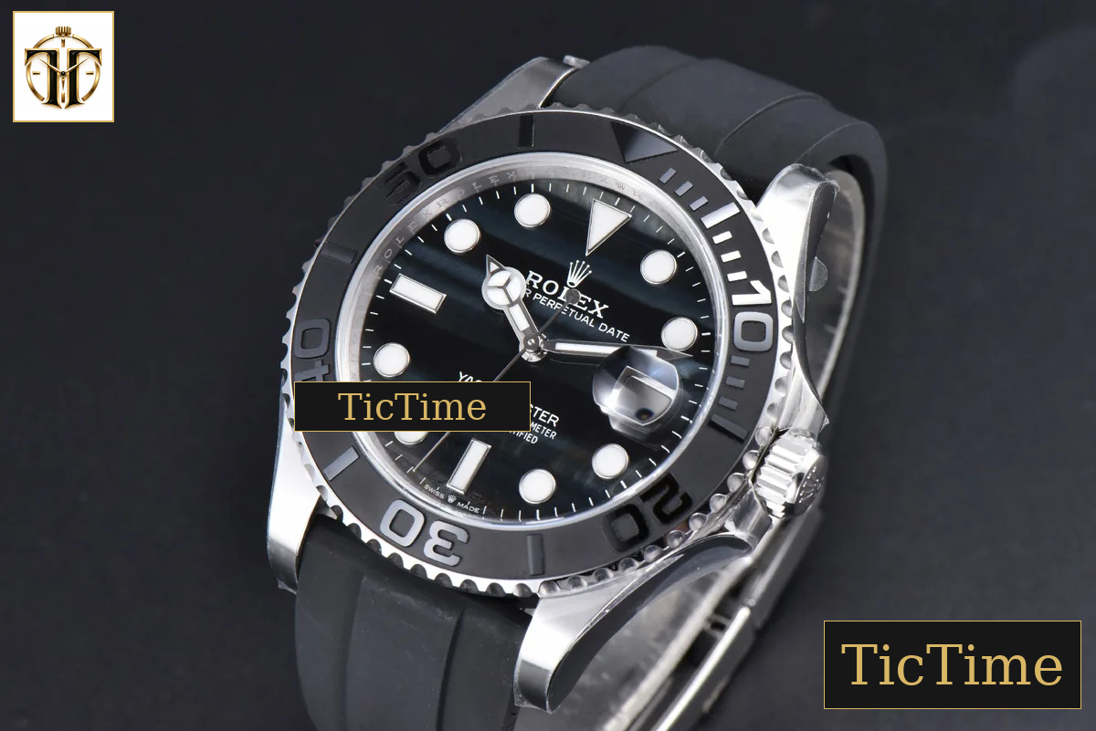 Yacht-Master Falcon’s Eye Dial 226659 42mm Clean Factory Black Rubber Strap VR3235 — foto 5