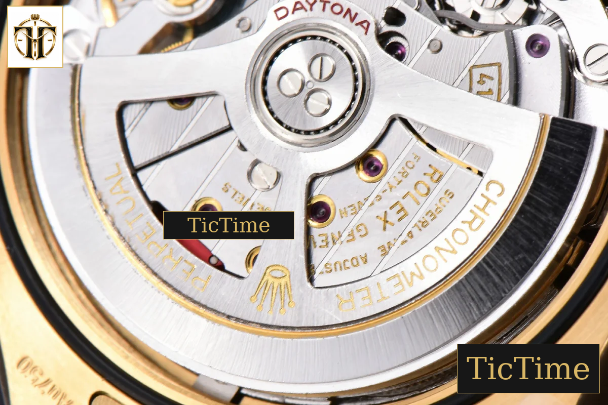 Daytona 126508 40mm Clean Factory YG White / Black Subdial YG Bracelet DD4131 — foto 26